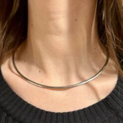 Collier Maille En Acier 6 Collier Maille En Acier -Castafiore Boutique collier maille en acier 563399