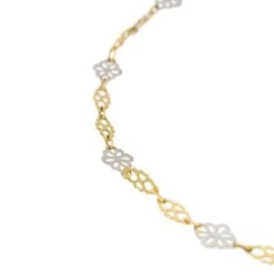 Collier Maille En Deux Ors -Castafiore Boutique collier maille en deux ors 390502