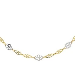 Collier Maille En Deux Ors -Castafiore Boutique collier maille en deux ors 420402