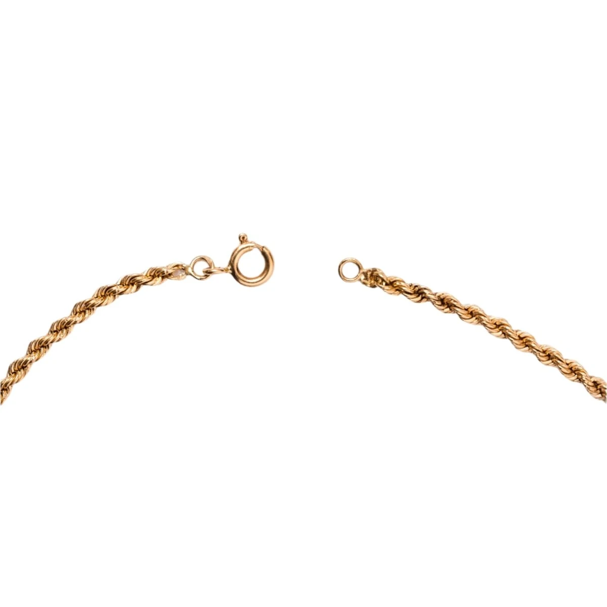 Collier Maille En Or Jaune Et Boules 5 Collier Maille En Or Jaune Et Boules – Image 5