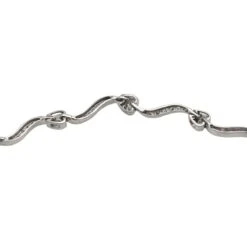 Collier Maille Fantaisie Or Blanc Diamant 13 Collier Maille Fantaisie Or Blanc Diamant -Castafiore Boutique collier maille fantaisie or blanc diamant 774360