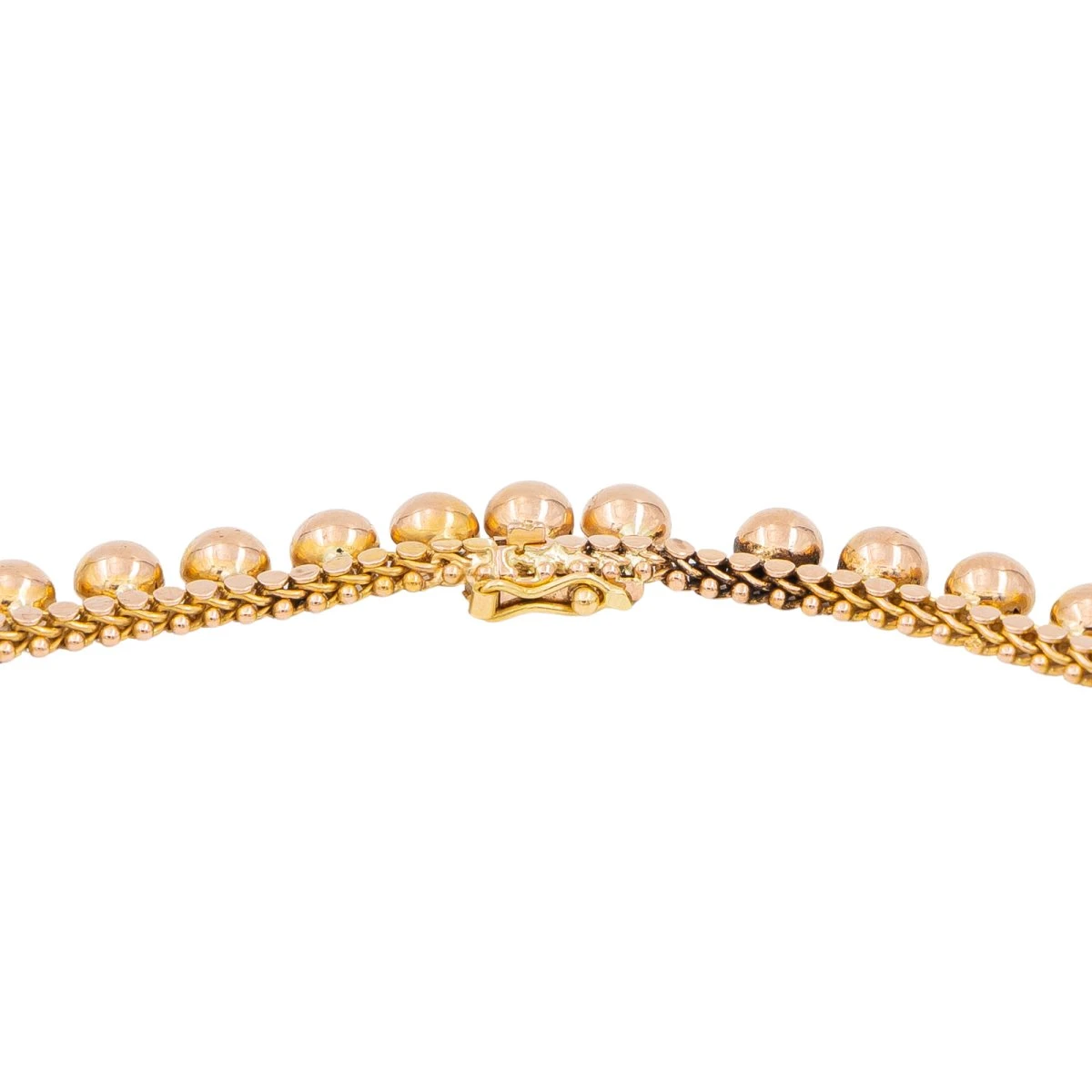 Collier Maille Fantaisie En Or Rose 5 Collier Maille Fantaisie En Or Rose – Image 5