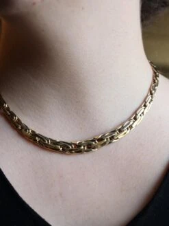 Collier Maille Haricot En Or Jaune 13 Collier Maille Haricot En Or Jaune -Castafiore Boutique collier maille haricot en or jaune 392581