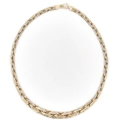 Collier Maille Haricot En Or Jaune 10 Collier Maille Haricot En Or Jaune -Castafiore Boutique collier maille haricot en or jaune 892076