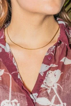 Collier Maille Haricot Or Jaune -Castafiore Boutique collier maille haricot or jaune 302358