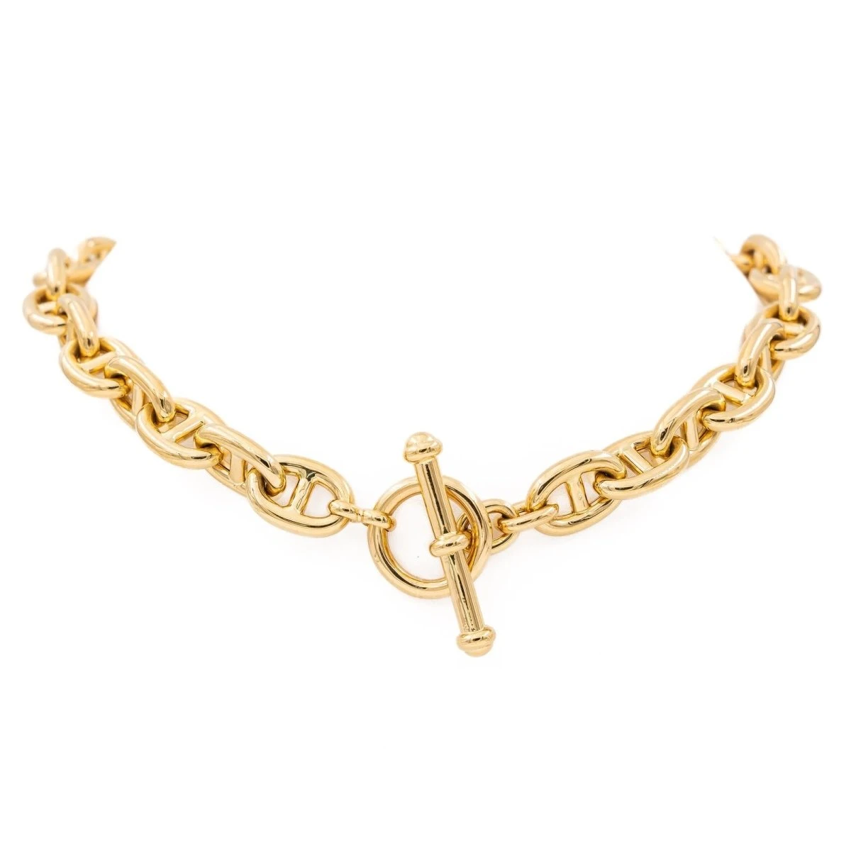 Collier Maille Marine En Or Jaune 1 Collier Maille Marine En Or Jaune