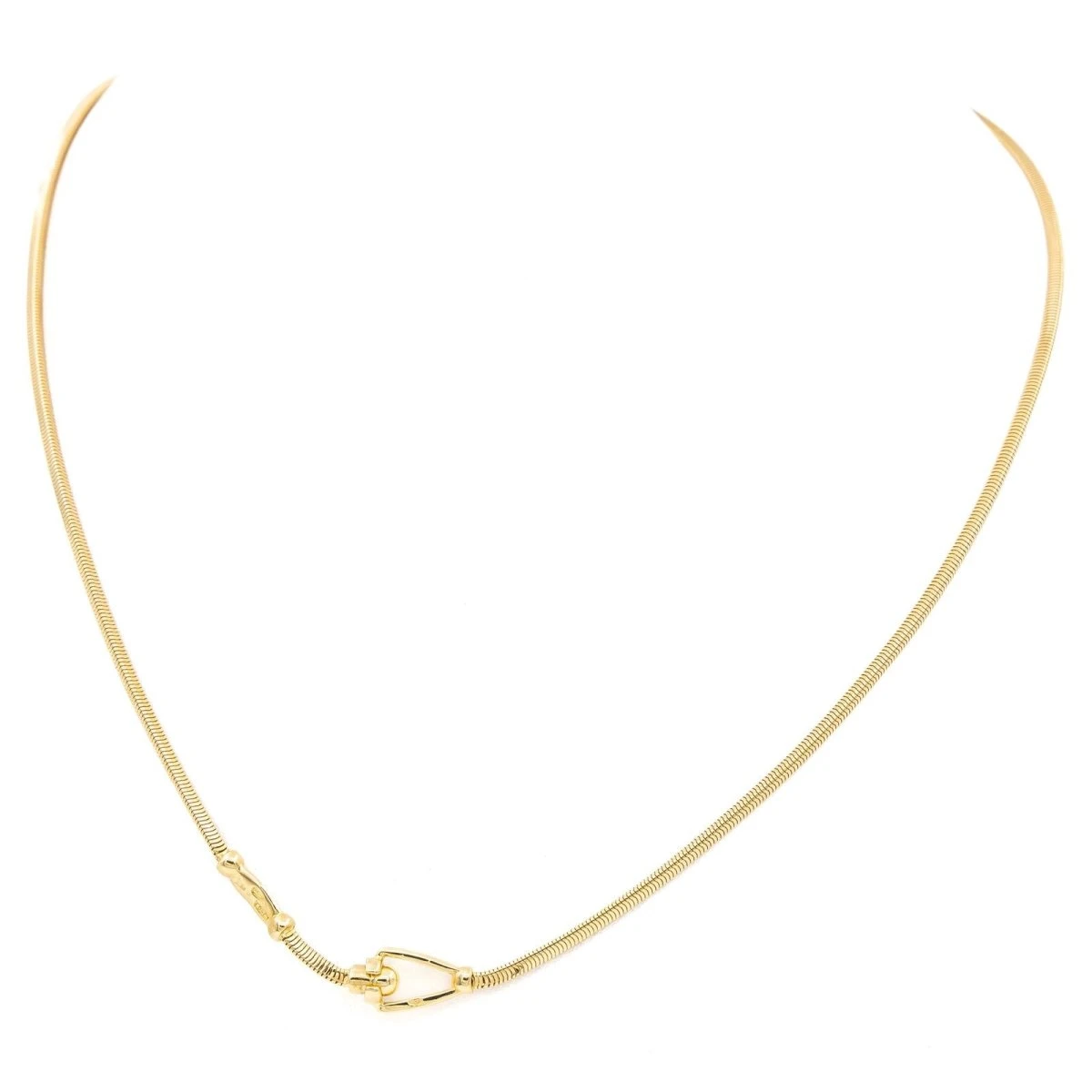 Collier Maille Miroir Or Jaune 4 Collier Maille Miroir Or Jaune – Image 4