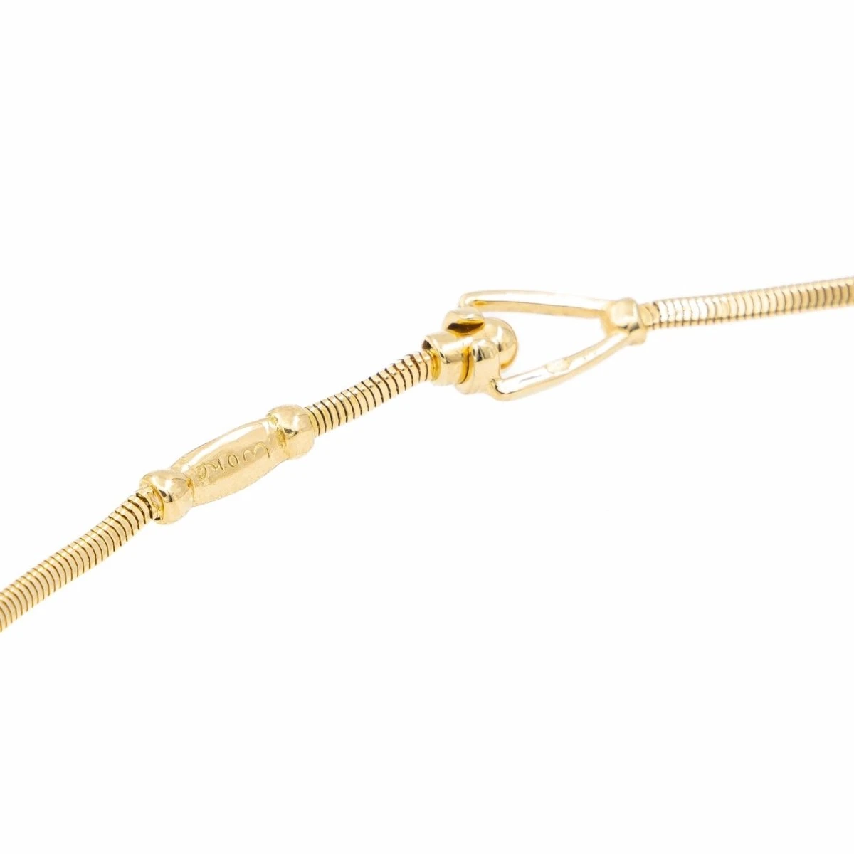 Collier Maille Miroir Or Jaune 3 Collier Maille Miroir Or Jaune – Image 3