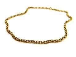 Collier Maille Ovale Or Jaune -Castafiore Boutique collier maille ovale or jaune 476090