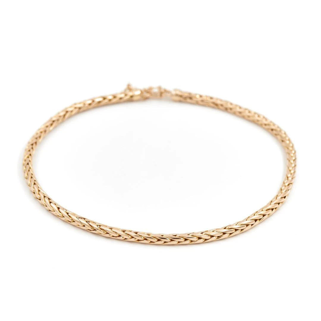 Collier Maille Palmier En Or Jaune 2 Collier Maille Palmier En Or Jaune – Image 2