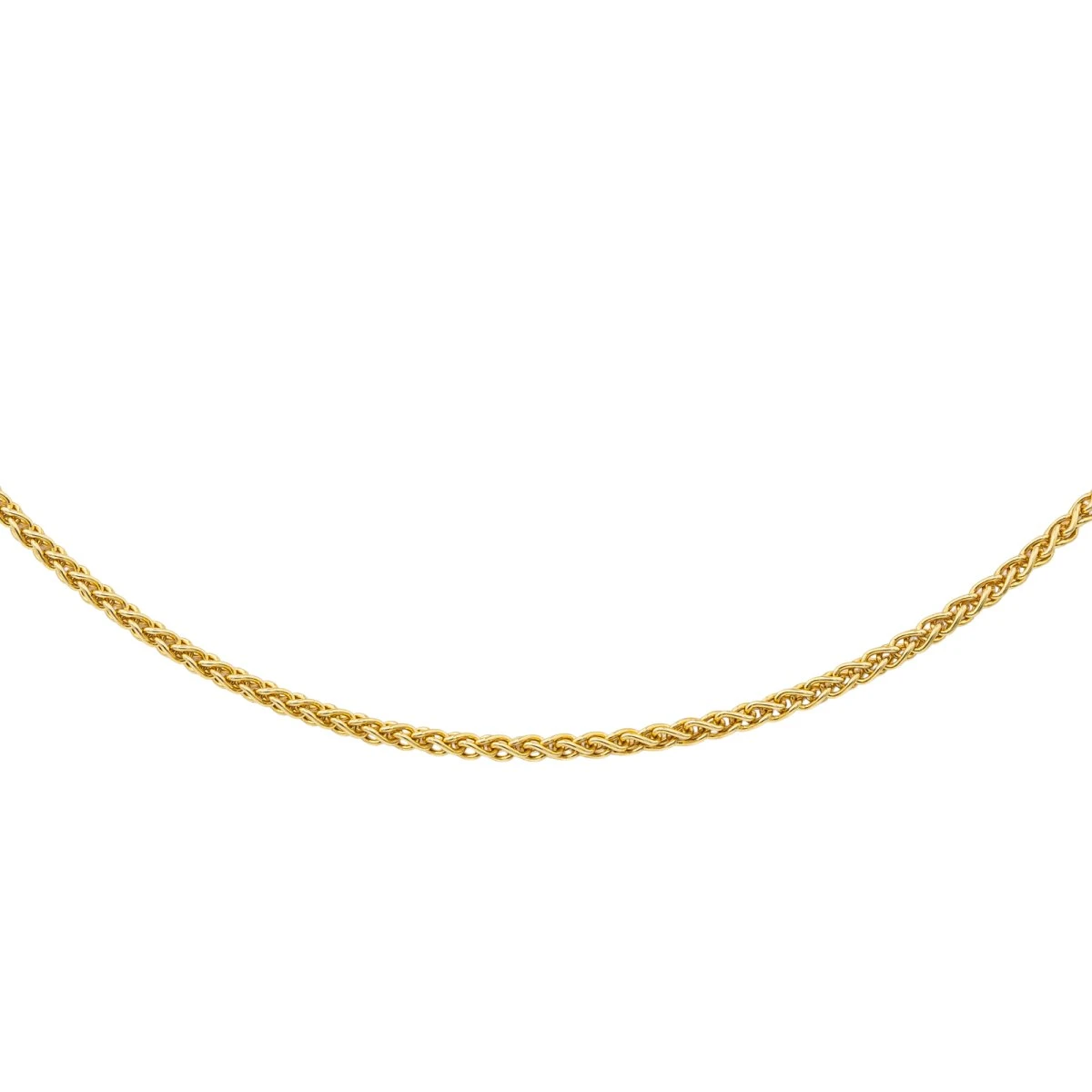 Collier Maille Palmier Or Jaune 3 Collier Maille Palmier Or Jaune – Image 3