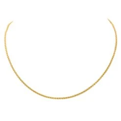 Collier Maille Palmier Or Jaune