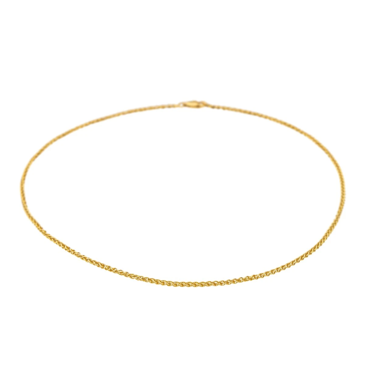 Collier Maille Palmier Or Jaune 6 Collier Maille Palmier Or Jaune – Image 6