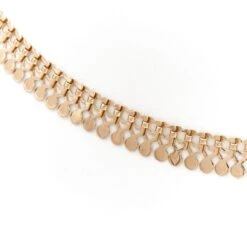 Collier Maille Pampilles En Or Jaune -Castafiore Boutique collier maille pampilles en or jaune 327591