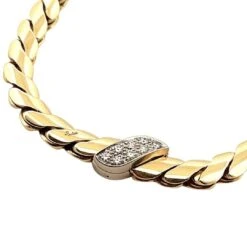 Collier Maille POMELLATO En Or Jaune, Or Blanc Et Diamants 9 Collier Maille POMELLATO En Or Jaune, Or Blanc Et Diamants -Castafiore Boutique collier maille pomellato en or jaune or blanc et diamants 902809