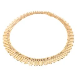 Collier Maille Souple En Or Jaune -Castafiore Boutique collier maille souple en or jaune 937205