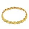 Collier Maille Torsadée En 2 Ors