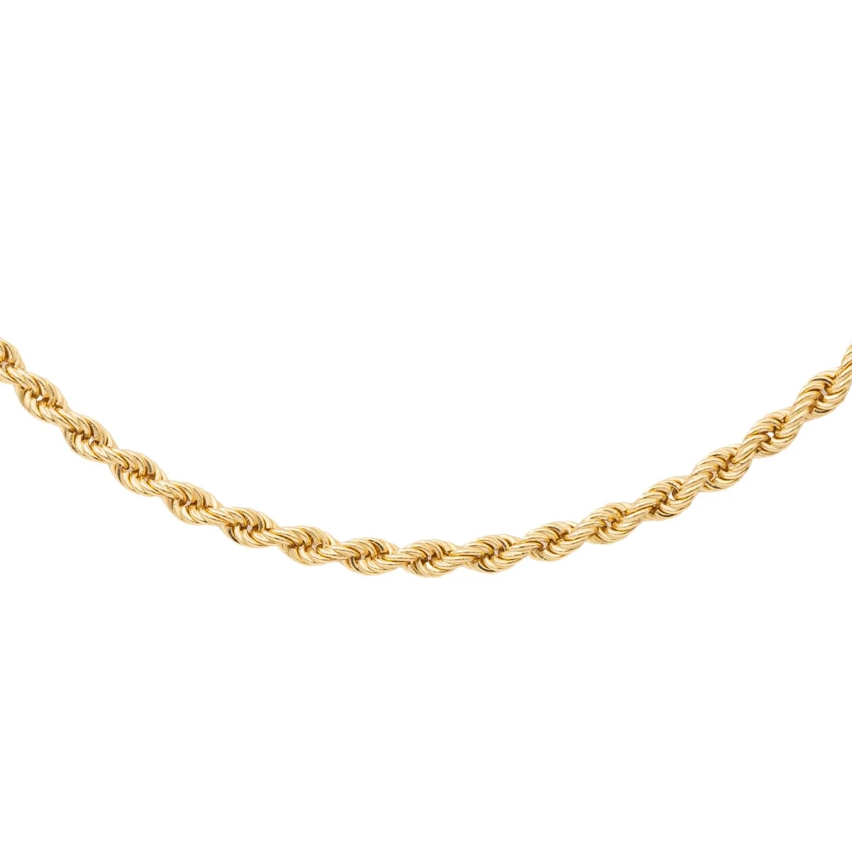 Collier Maille Torsadée En Or Jaune 2 Collier Maille Torsadée En Or Jaune – Image 2