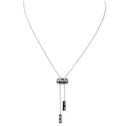 Collier MAUBOUSSIN "Le Vice Et La Vertu" En Or Blanc Et Diamants