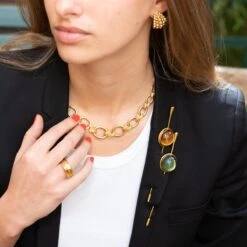 Collier MELLERIO En Or Jaune -Castafiore Boutique collier mellerio en or jaune 940596