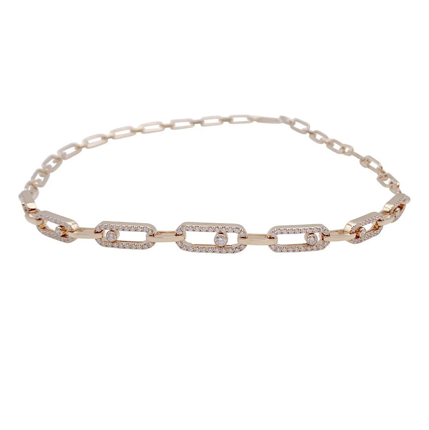 Miller Collier MESSIKA “Choker Move Link Multi”, Or Rose Et Diamants 2 Miller Collier MESSIKA “Choker Move Link Multi”, Or Rose Et Diamants – Image 2