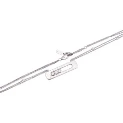 Miller Collier MESSIKA "Move" En Or Blanc Et Diamants -Castafiore Boutique collier messika move en or blanc et diamants 450079
