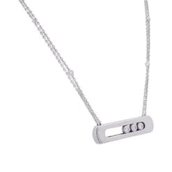 Miller Collier MESSIKA "Move" En Or Blanc Et Diamants -Castafiore Boutique collier messika move en or blanc et diamants 780769