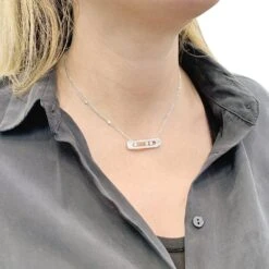 Miller Collier MESSIKA "Move" En Or Blanc Et Diamants -Castafiore Boutique collier messika move en or blanc et diamants 881676