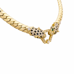 Miller Collier O.J. PERRIN, Or Jaune,saphirs émeraudes, Et Diamants -Castafiore Boutique collier oj perrin or jaune saphirs emeraudes et diamants 205065