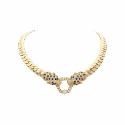 Miller Collier O.J. PERRIN, Or Jaune,saphirs émeraudes, Et Diamants -Castafiore Boutique collier oj perrin or jaune saphirs emeraudes et diamants 498310