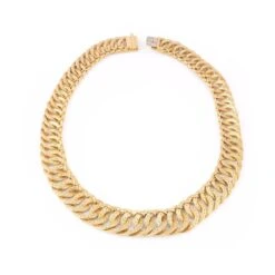 Collier Ras De Cou GEORGES LENFANT Pour MELLERIO En Or Jaune -Castafiore Boutique collier or creation de georges lenfant pour la maison mellerio 292529