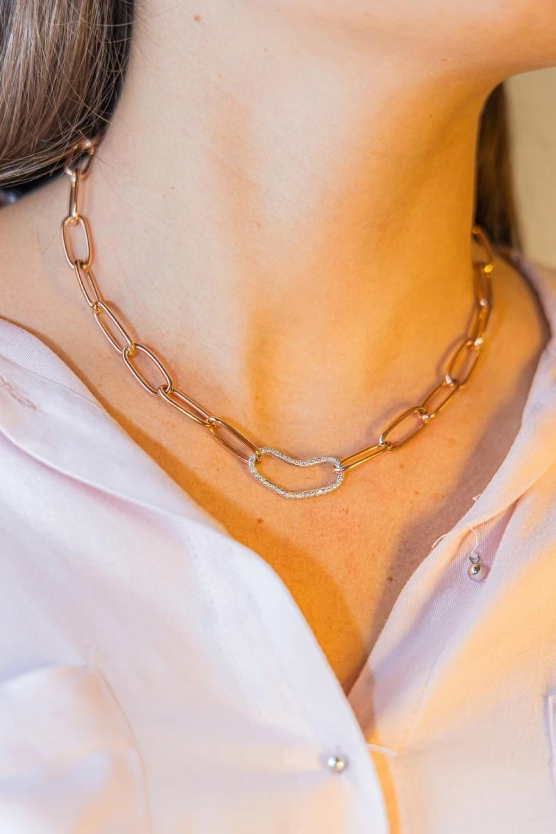 Collier Or Jaune Diamant 2 Collier Or Jaune Diamant – Image 2