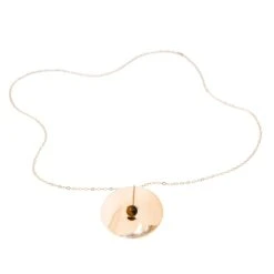 Collier Or Rose Œil-de-Tigre -Castafiore Boutique collier or rose oeil de tigre 149689