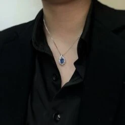 Collier - Or, Saphir Et Diamants -Castafiore Boutique collier or saphir et diamants 756291