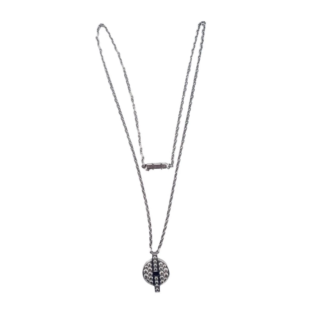 Collier Pendentif CARTIER "Himalia" En Or Blanc Et Diamants 4 Collier Pendentif CARTIER "Himalia" En Or Blanc Et Diamants – Image 4