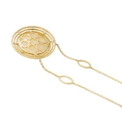 Collier Pendentif En Or Jaune Et Opale -Castafiore Boutique collier pendentif en or jaune et opale 613361