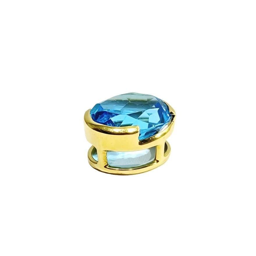 Collier Pendentif En Or Jaune Et Topaze 4 Collier Pendentif En Or Jaune Et Topaze – Image 4