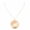 Collier Pendentif GINETTE NY "Jumbo Donut On Chain" En Or Rose -Castafiore Boutique collier pendentif ginette ny jumbo donut on chain en or rose 420953