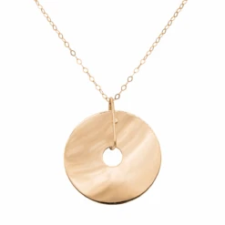 Collier Pendentif GINETTE NY "Jumbo Donut On Chain" En Or Rose 9 Collier Pendentif GINETTE NY "Jumbo Donut On Chain" En Or Rose -Castafiore Boutique collier pendentif ginette ny jumbo donut on chain en or rose 713782