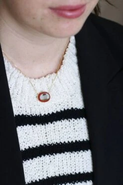 Collier Pendentif Micro Mosaïque Temple Antique Or Jaune -Castafiore Boutique collier pendentif micro mosaique temple antique or jaune 925358