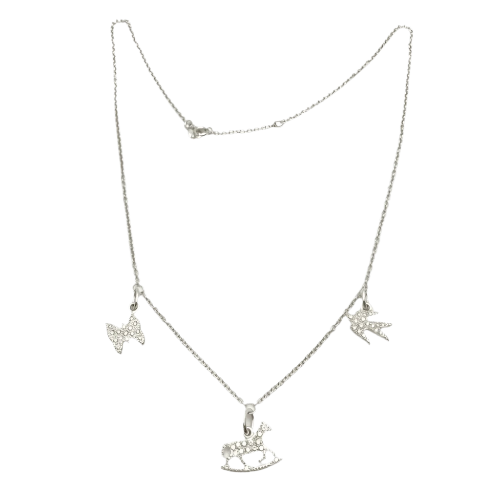 Collier Pendentif POMELLATO En Or Blanc Et Diamants 1 Collier Pendentif POMELLATO En Or Blanc Et Diamants