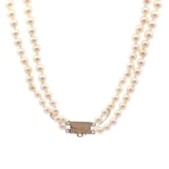 Collier Perles De Culture Et Fermoir En Or Jaune -Castafiore Boutique collier perles de culture et fermoir en or jaune 903420