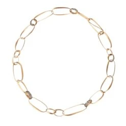 Collier POMELLATO "Victoria" En Or Rose Et Diamants