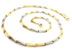 Collier Ras De Cou Bicolore En 2 Ors -Castafiore Boutique collier ras de cou bicolore en 2 ors 399446