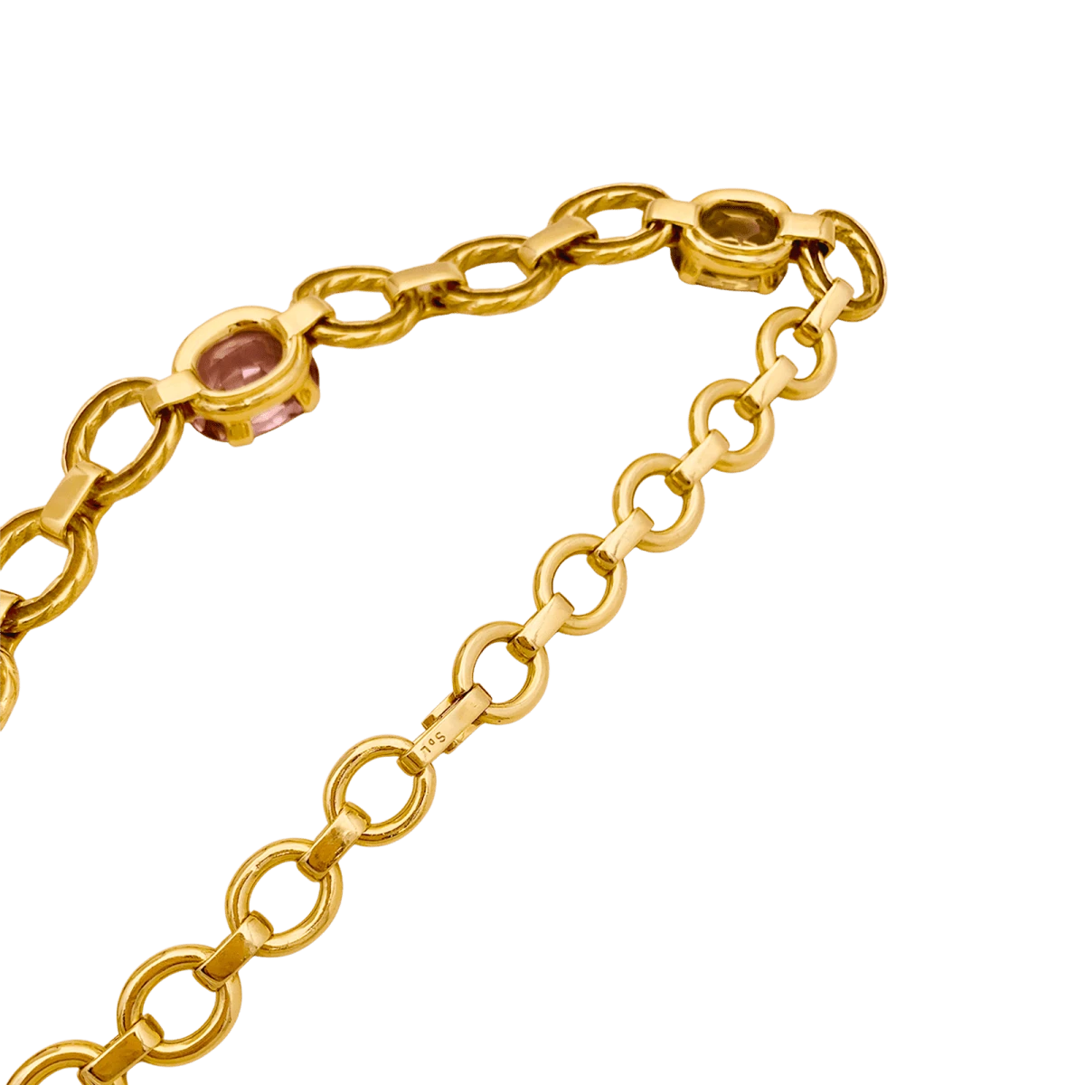 Miller Collier Ras De Cou En Or Jaune Et Béryls 4 Miller Collier Ras De Cou En Or Jaune Et Béryls – Image 4