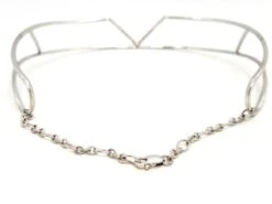 Collier Ras De Cou Graphique En Or Blanc Et Diamants -Castafiore Boutique collier ras de cou graphique en or blanc et diamants 397984