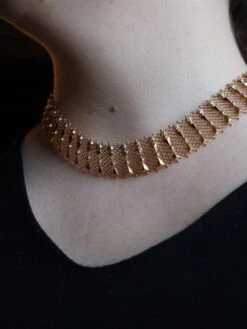 Collier Ras De Cou Imposant En Or Jaune -Castafiore Boutique collier ras de cou imposant en or jaune 965884