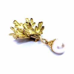 Collier Ras De Cou Imposant En Or Jaune Et Perle -Castafiore Boutique collier ras de cou imposant en or jaune et perle 704147