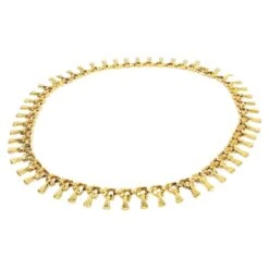 Collier Ras De Cou En Or Rose