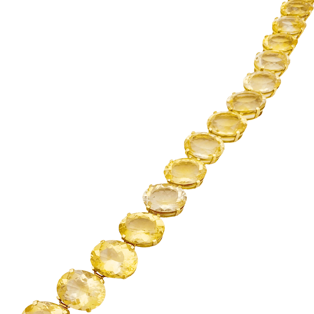 Miller Collier Rivière Or Jaune Et Citrines 6 Miller Collier Rivière Or Jaune Et Citrines – Image 6